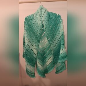 Chic Teal Women's Poncho